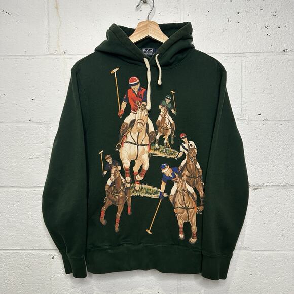 Polo Ralph Lauren Iconic Five Horsemen Hoodie “Green”